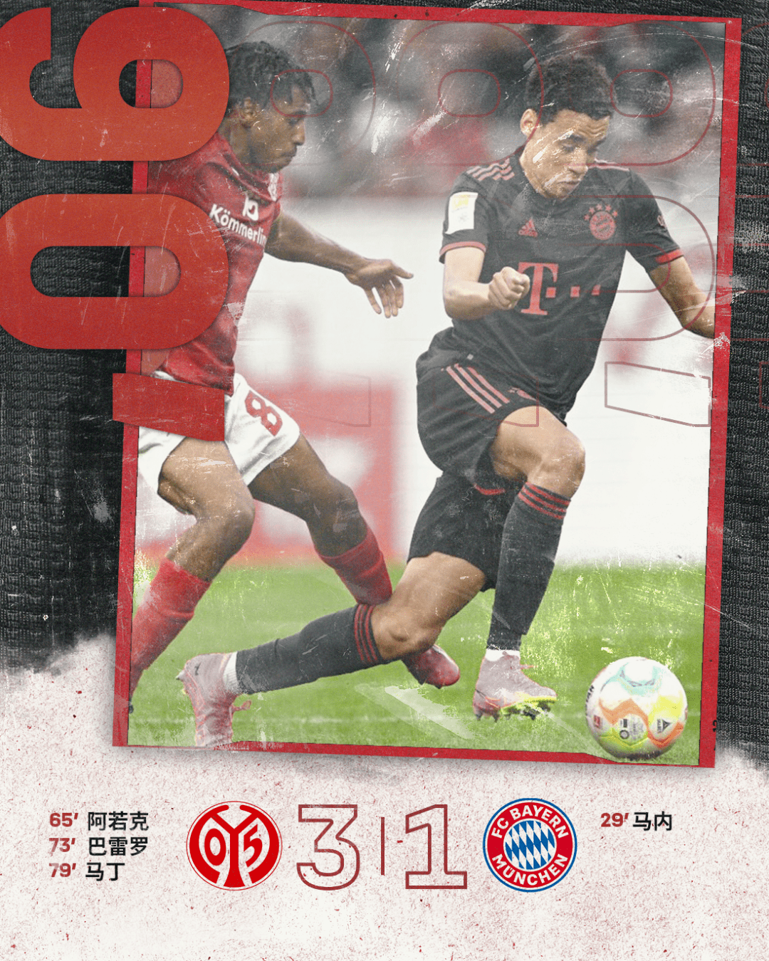 包含美因茨客场告捷,豪取必要三分的词条 包含美因茨客场告捷,豪取必要三分的词条